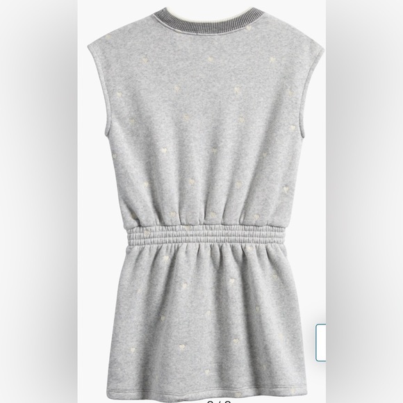 Splendid NWT Kids' Tossed Hearts Fleece Dress - Picture 2 of 2